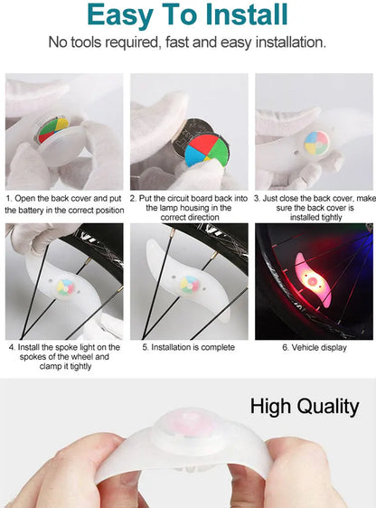 Multi-Color Bike Wheel Light LED