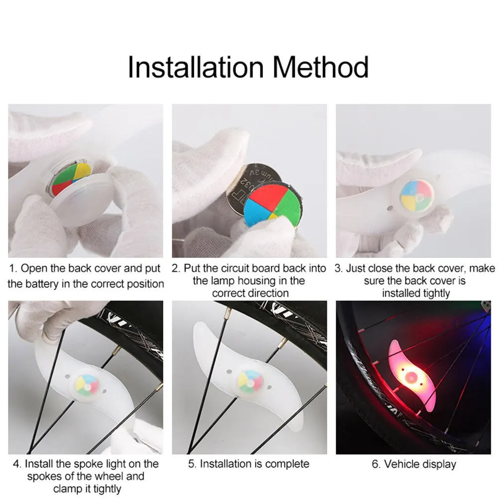 Multi-Color Bike Wheel Light LED